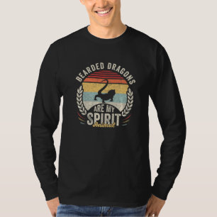 Vintage Retro Bearded Dragon Are My Spirit Animal T-Shirt
