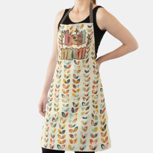 Vintage Retro Best Mom Apron