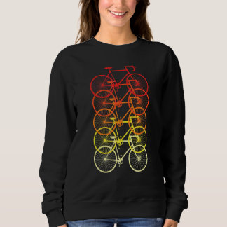 Vintage Retro Bicycles Bike Riders Bicycle Sweatshirt