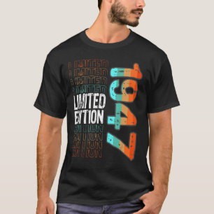 Vintage Retro Birth Year 1947 T-Shirt