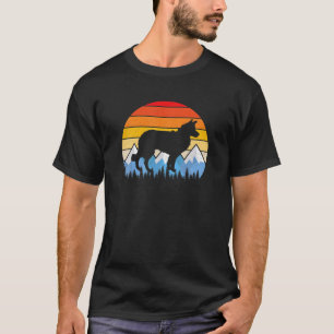 Vintage Retro Border Collie T Border Collie T-Shirt