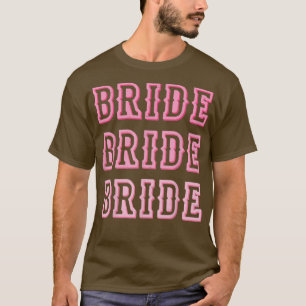 Vintage Retro Bride Rodeo Cowgirl Bachelorette Wed T-Shirt