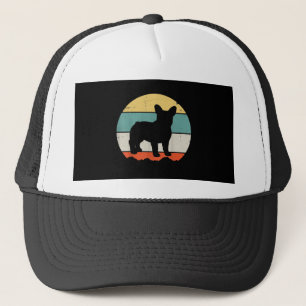 Vintage Retro Bulldog Gift For Dog Dad Dog Mom Trucker Hat