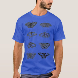 Vintage retro butterfly scientific entomology T-Shirt