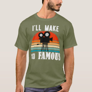 Vintage Retro Camera Photographer Filmmaker T-Shirt