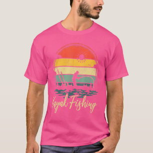 Vintage Retro Canoe Boating Lake Kayak Fishing T-Shirt