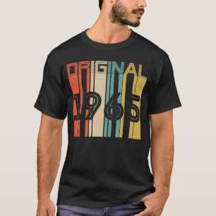 Vintage Retro Classic 1965 Original Awesome Birthd T-Shirt