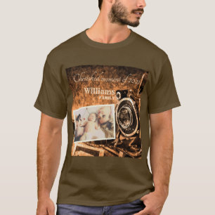 Vintage retro classic camera rustic custom family T-Shirt