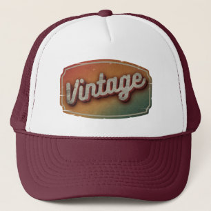 VINTAGE RETRO CLASSIC GIFT TRUCKER HAT