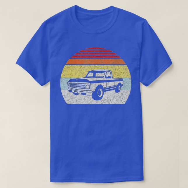 Vintage Retro Classic Muscle Truck T-Shirt (Design Front)