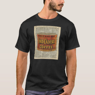Vintage Retro Coffee Can On Old Encyclopedia Page T-Shirt
