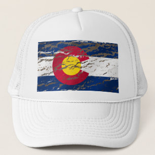 Vintage Retro Colorado State flag Trucker Hat