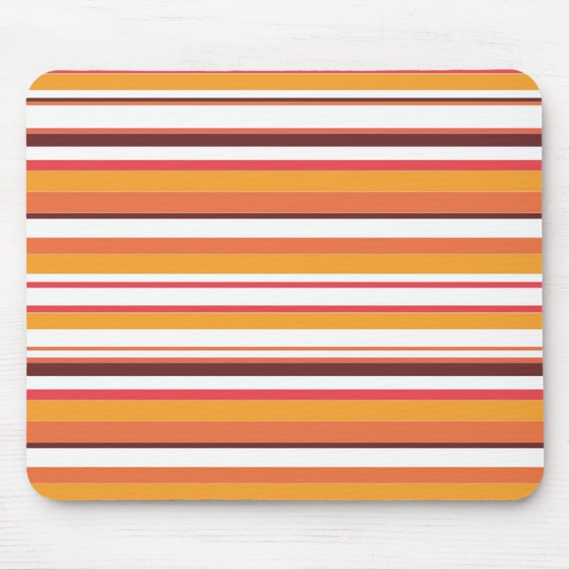Vintage Retro Colourful Stripes Art #8 Mouse Pad (Front)