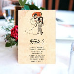 Vintage Retro Comic Book Pop Art Rustic Wedding Table Number<br><div class="desc">This vintage retro comic-themed wedding invitation is suitable for a modern wedding. The old minimalist design features Vintage Retro Comic Book Pop Art Rustic Wedding Table Number</div>