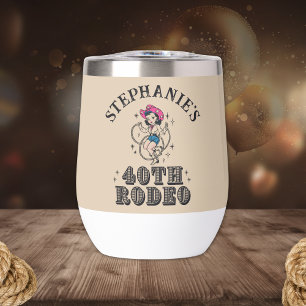 Vintage Retro Cowgirl 40th Birthday Party