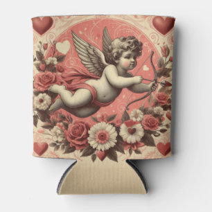 Vintage/retro Cupid Valentine's Day Cooler
