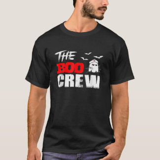 Vintage Retro Cute Boo Boo Crew Nurse Halloween T-Shirt