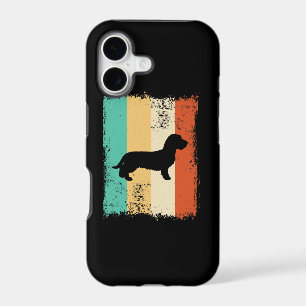 Vintage Retro Dachshund Wirehaired