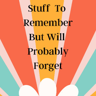 Vintage, Retro Design, Bulletpoint, To Do Lists Notebook