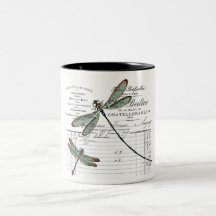 Vintage, Retro Design France - Libelle, insect