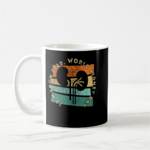 Vintage Retro Design WORLD KIDNEY DAY Coffee Mug