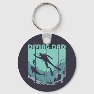 Scuba diver best sale keychain
