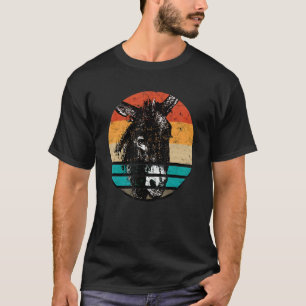 Vintage Retro Donkey Motif Farm Farmer Animal Donk T-Shirt