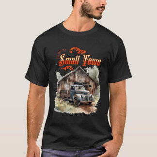 Vintage Retro Don'T Try That In My Small Town Usa  T-Shirt