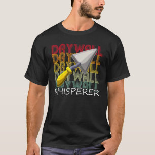 Vintage Retro Drywall whisperer Drywaller Drywall  T-Shirt