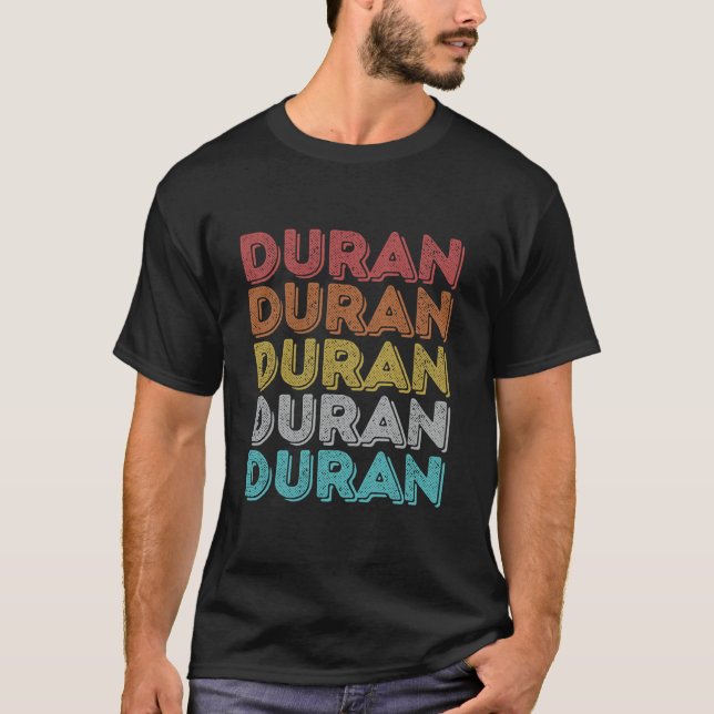 Vintage Retro Duran T Shirt (Front)