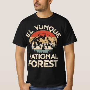 Vintage Retro El Yunque National Forest Puerto Ric T-Shirt