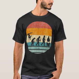 Vintage Retro Evolution Of Djembe Player Drummer S T-Shirt