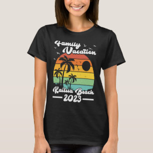 Vintage Retro Family Vacation 2023 Hawaii Kailua B T-Shirt