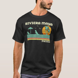 Vintage Retro Family Vacation Mexico Riviera Maya  T-Shirt