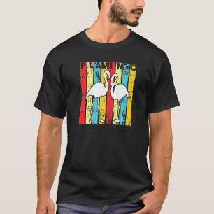 Vintage Retro Flamingo For Men Women Kids Animal T-Shirt
