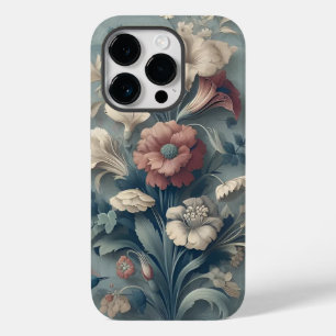 Vintage Retro Flowers & Classical Patterns Case-Mate iPhone 14 Pro Case