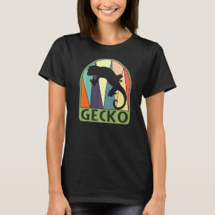 Vintage Retro Gecko Lizard Sleeker Mom Dad Kids T-Shirt