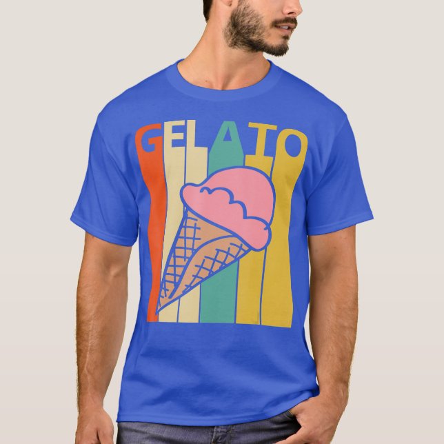 Vintage Retro Gelato T-Shirt (Front)