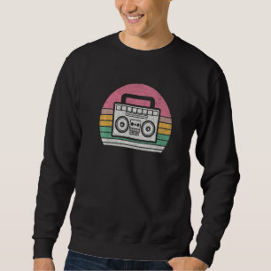 Vintage Retro Ghetto Blaster 80's 90's Hip Hip Rap Sweatshirt