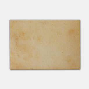 Vintage Retro Gold Brown Paper Parchment Post-it Notes