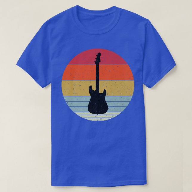 Vintage Retro Guitar Premium  T-Shirt (Design Front)