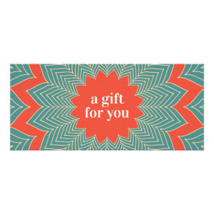 Vintage Retro Holiday  Gift Certificate