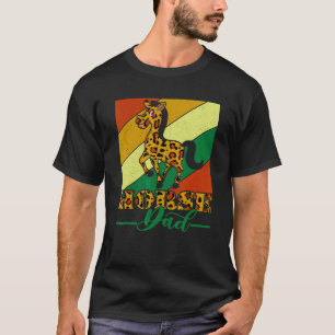 Vintage Retro Horse Dad Leopard Horse Father's Da T-Shirt