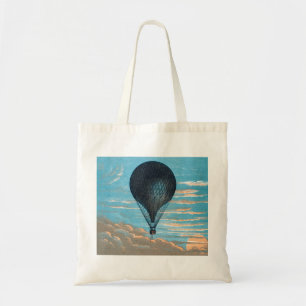 Vintage Retro Hot Air Balloon View First Balloon Tote Bag
