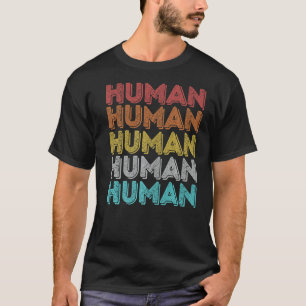 Vintage Retro Human Rights Kindness Peace Equality T-Shirt