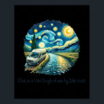 Vintage Retro I Live In Van-gogh Down The River Ou Poster<br><div class="desc">Vintage Retro I Live In Van-gogh Down The River Outdoor Camping Hiking</div>
