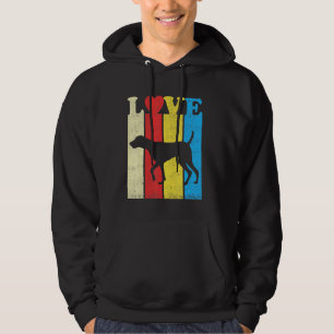 Vintage Retro I Love My German Shorthaired Pointer Hoodie