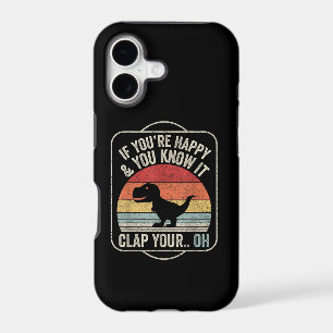Vintage Retro If You're Happy and You Know It T-Re