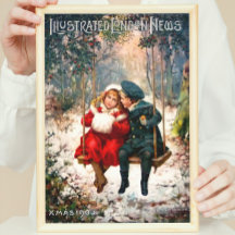 Vintage Retro Illustrated London News Christmas