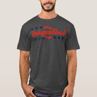 Vintage Retro Independence Day EST 1776 4th of Jul T-Shirt